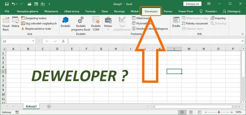Ręczne metody podziału danych w arkuszu kalkulacyjnym
